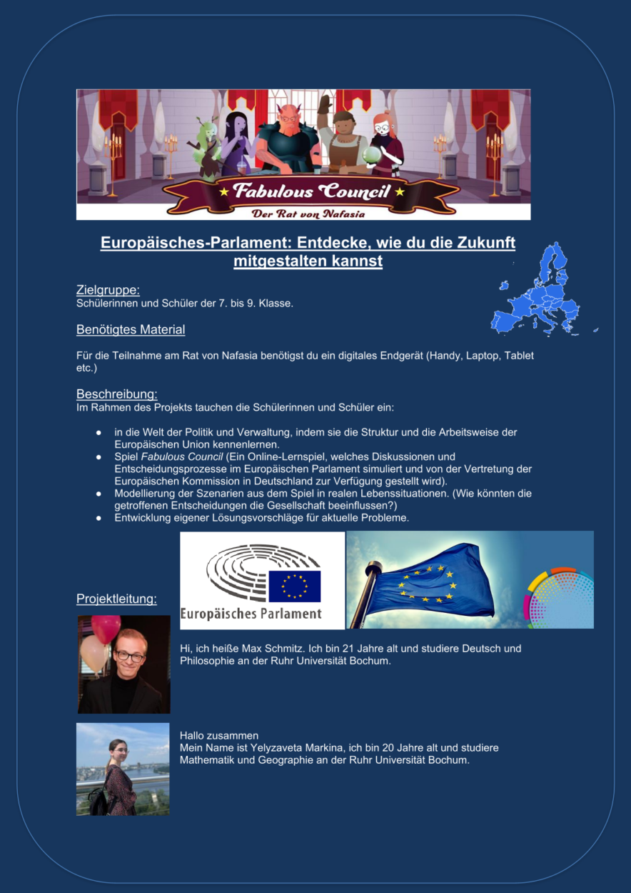 Europäisches Parlament - Entdecke, wie du die Zukunft mitgestalten kannst